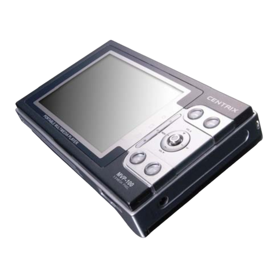 Centrix MVP-100 Digital Media Player Manuals