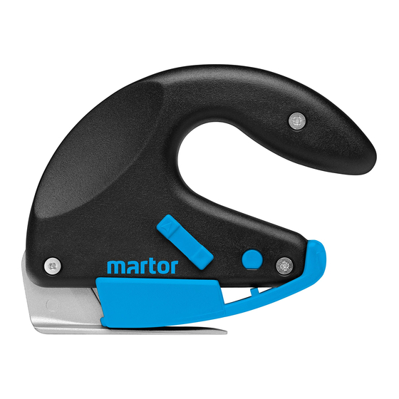 Martor SECUMAX OPTICUT Series Quick Start Manual