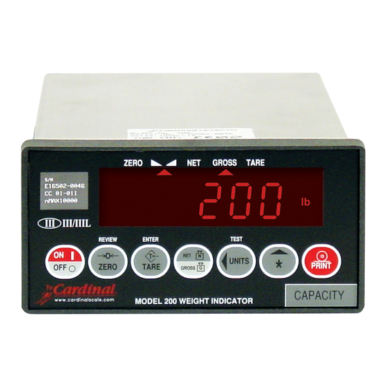 Cardinal 200 Installation And Technical Manual