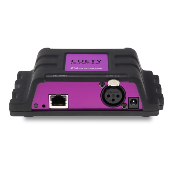 Visual Productions CUETY Manual