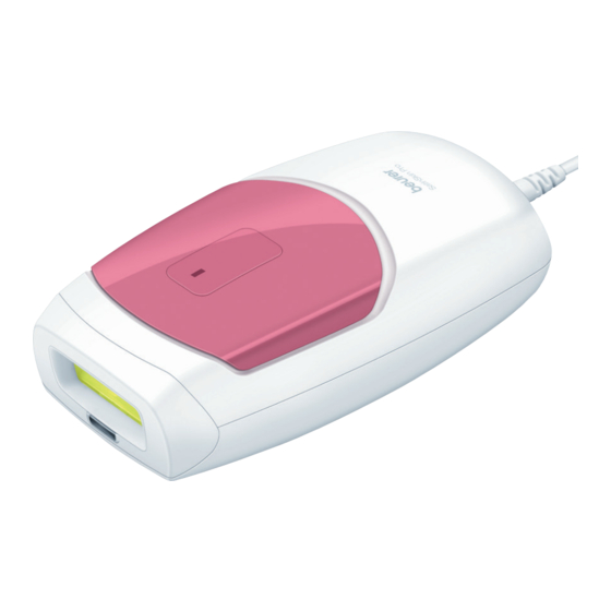 Beurer IPL6500 Instructions For Use Manual