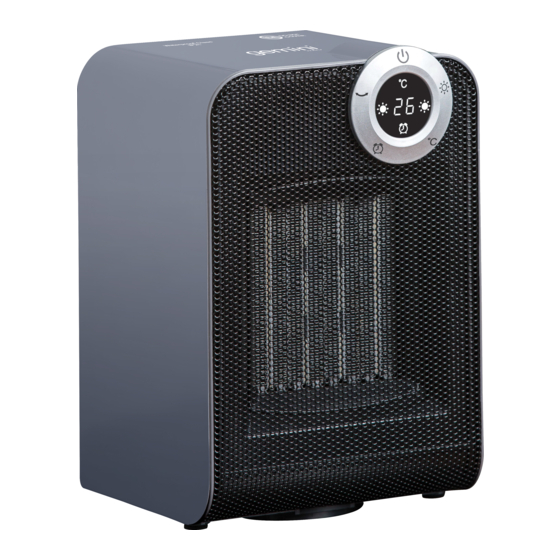 GILMAN Gemini GCH18B Ceramic Fan Heater Manuals