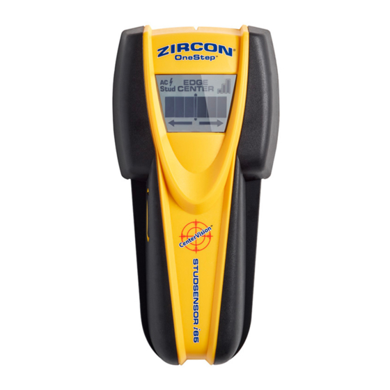 Zircon StudSensor OneStep i65 Quick Start Manual