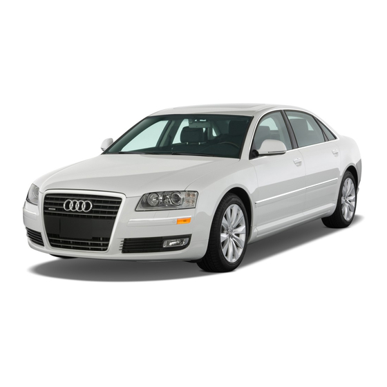 Audi A8 2010 Workshop Manual