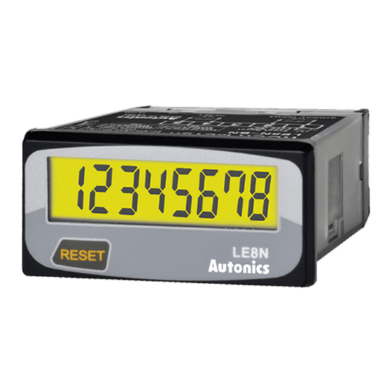 Autonics LE8N Series Product Manual