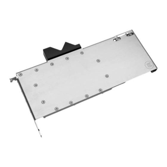 ekwb EK-PRO GPU WB RTX 6000 ADA Nickel Inox User Manual