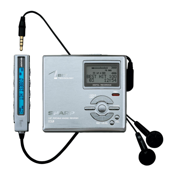 Sharp MD-DR470H Quick Start Manual