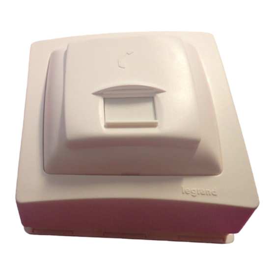 LEGRAND RJ45 Quick Start Manual
