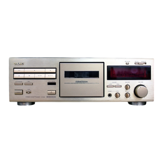Teac V-1030 Owner's Manual