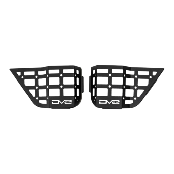DV8 OFFROAD MPJK-06 Installation Manual