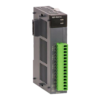 LS XGB Temperature XBF-RD01A Installation Manual