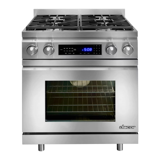 Dacor Distinctive DR30DI Installation Instructions Manual