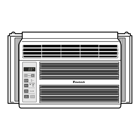 Friedrich KP05A10 KP06A10 Service And Parts Manual