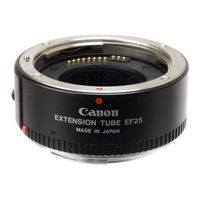 Canon EF 25 Instructions Manual