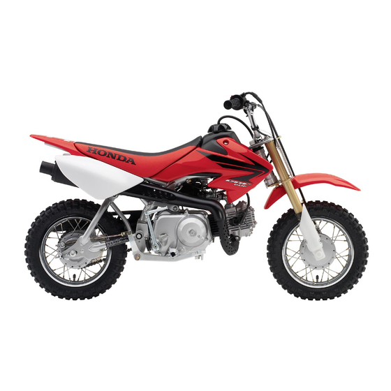 Honda CRF50F Owner's Manual