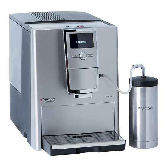 Sprada FUTURE One Touch Cappuccino Operating Instructions And Useful Tips