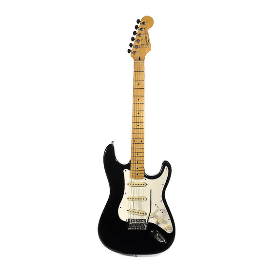 Squier II 33-6000 User Manual