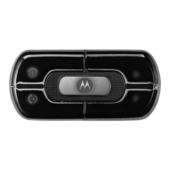 Motorola T605 - Bluetooth hands-free Car Manuals