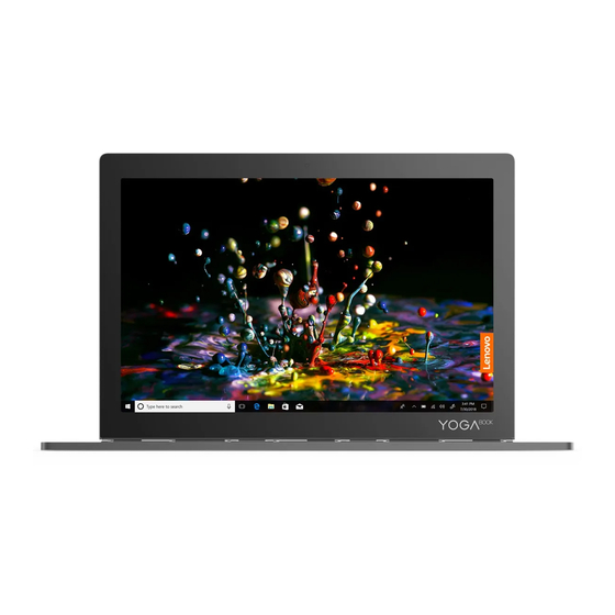 Lenovo Yoga Book C930 User Manual