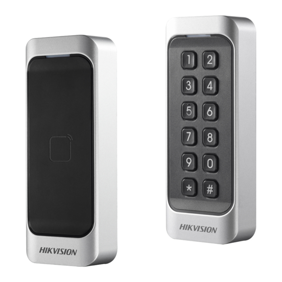 HIKVISION DS-K1107A Series User Manual