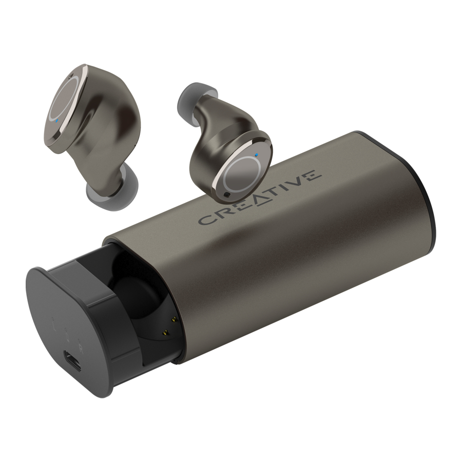 Creative Outlier Pro - True Wireless Sweatproof Earbuds with Hybrid ANC Manual