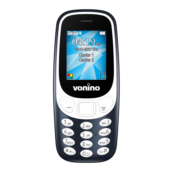 Vonino Nono 33 Quick Start Manual