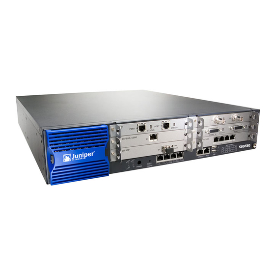 Juniper SSG 500M Series Hardware Installation And Configuration Manual
