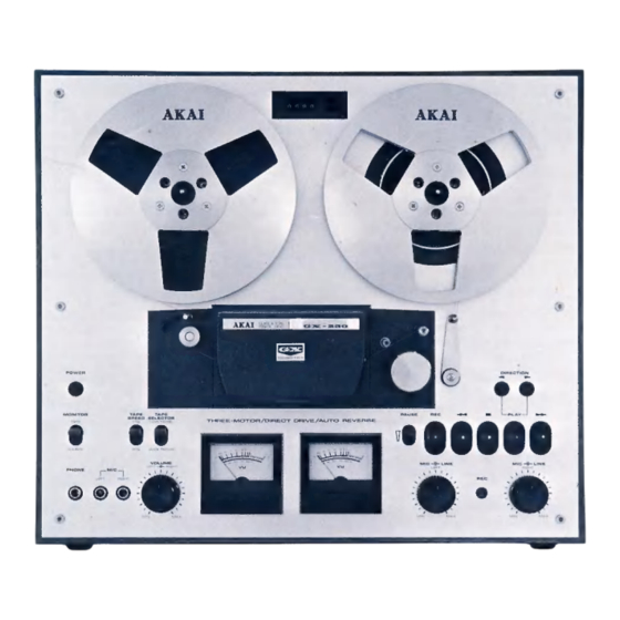 Akai GX-230 Operator's Manual