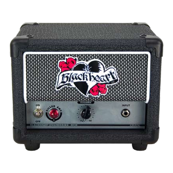 Blackheart BH1H Killer Ant Guitar Amp Manuals