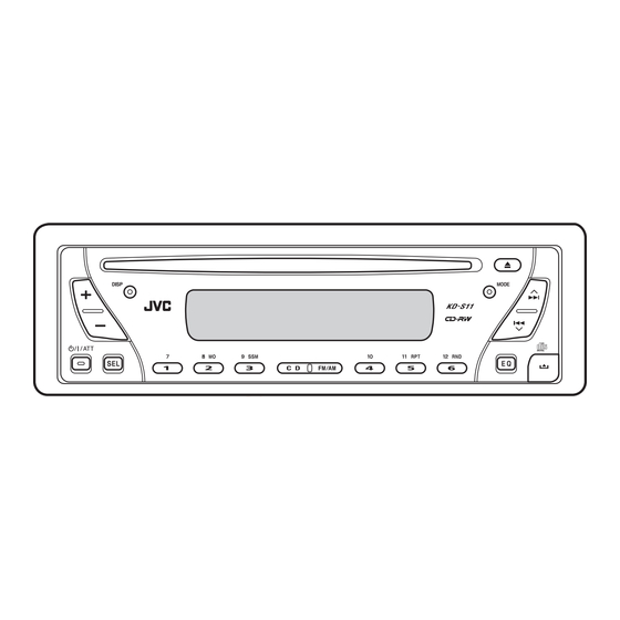 JVC KD-G110 Service Manual