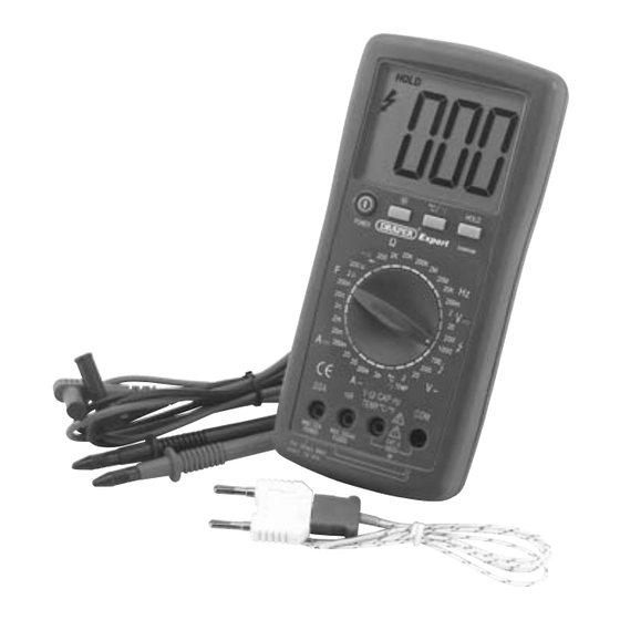 Draper DMM10B Instructions For