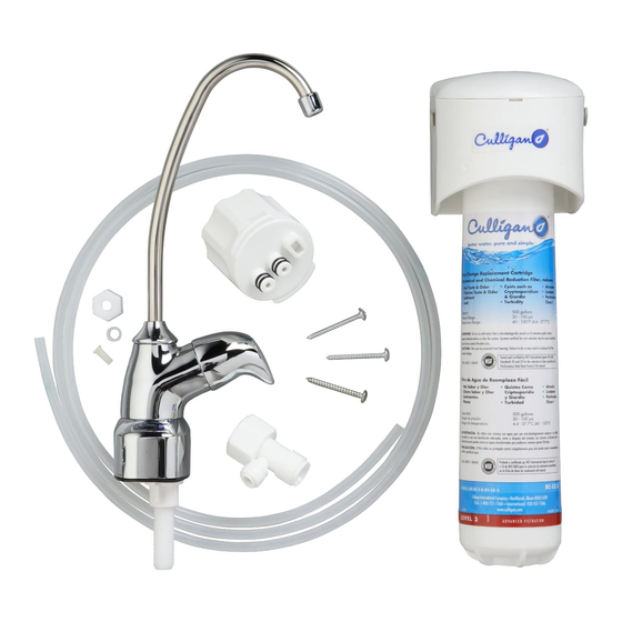 CULLIGAN RVEZ INSTALLATION AND OPERATING INSTRUCTIONS MANUAL Pdf