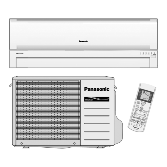 Panasonic CS-E18EKU Manuals
