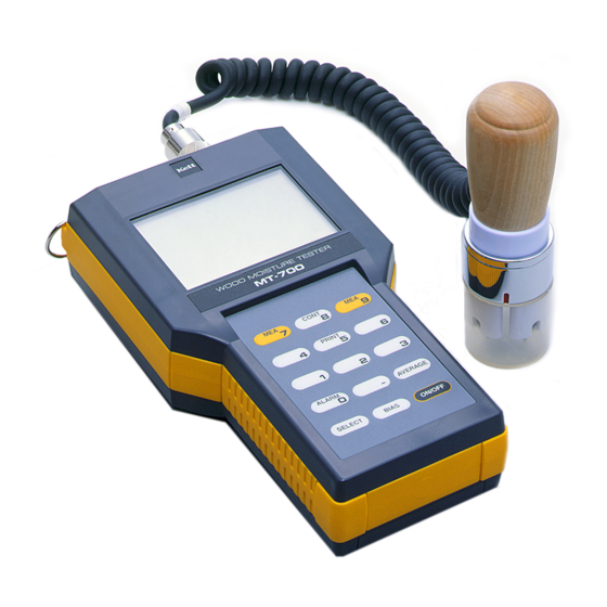 Kett MT-700 Operating Manual