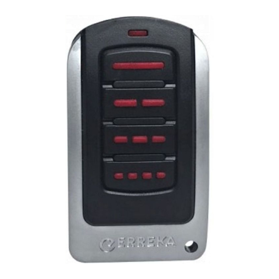 Erreka IRIS IR04 Quick Start Manual