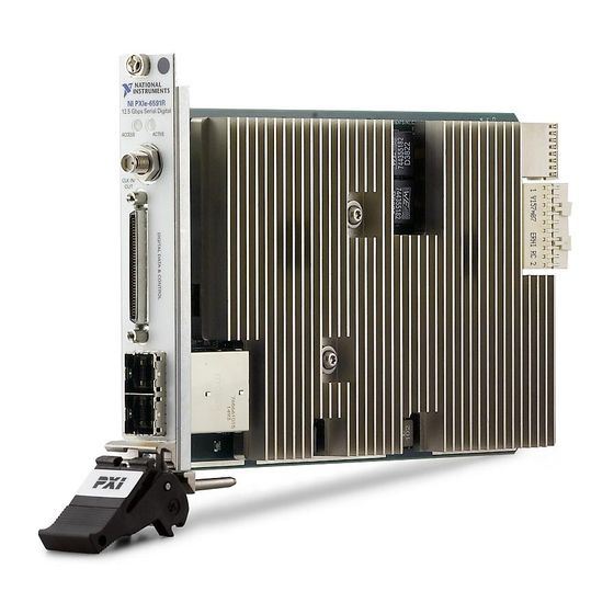 National Instruments PXIe-6591R User Manual