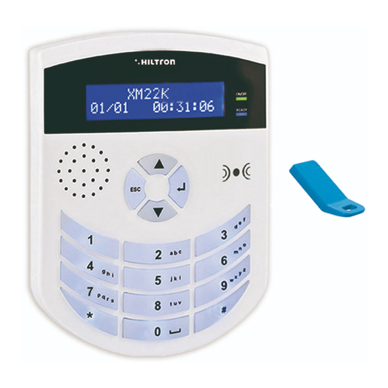 Hiltron security XM22K Manual
