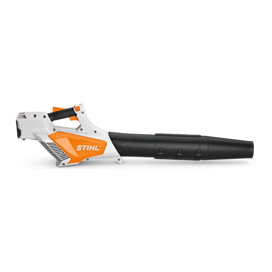 STIHL BGA 57 - Cordless Professional Blower Manual