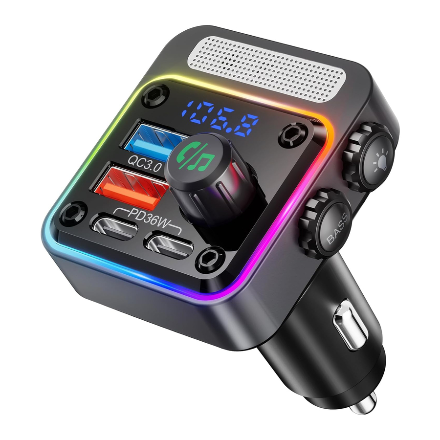 Nulaxy NX16 - FM Transmitter Manual