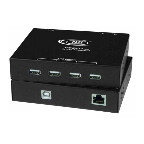 NTI XTENDEX USB-C5 Installation And User Manual
