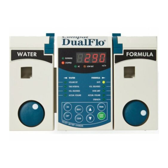 Medline Compat DualFlo 9521437 Operating Instructions Manual
