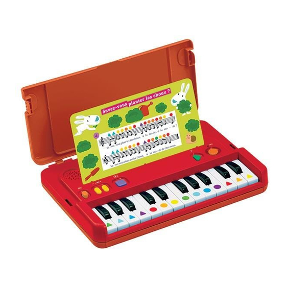 Jumbo I learn music with French nursery rhymes Quick Start Manual