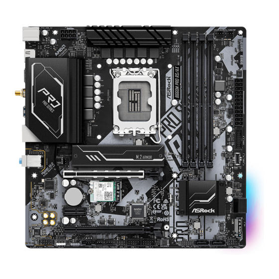 ASROCK B660M Pro RS/AX Manual