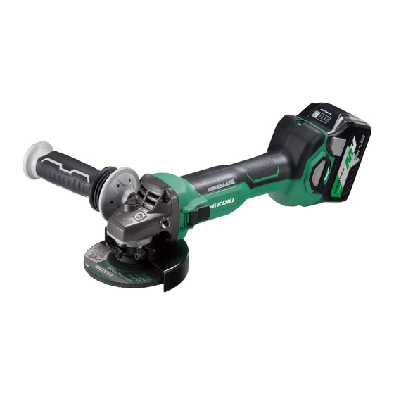User Manuals: HIKOKI G 3612DA Cordless Angle Grinder