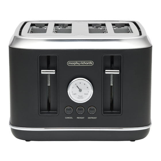 Morphy Richards Boutique MRRT4BK Instruction Manual