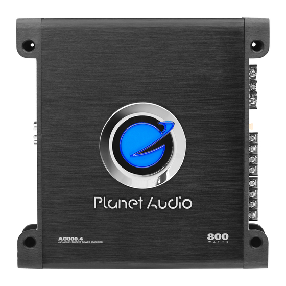 Planet Audio AC600.2 User Manual