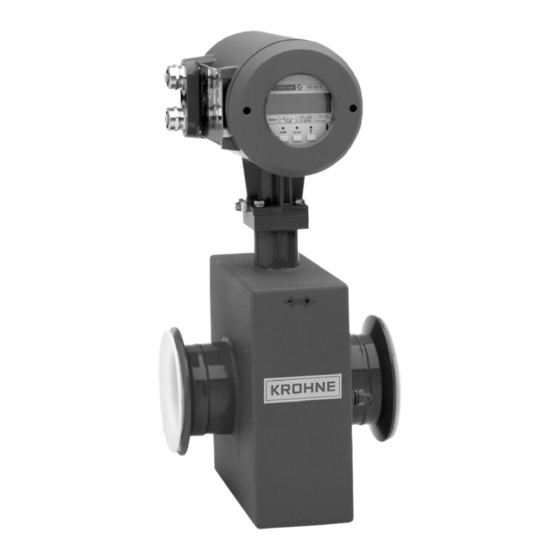 KROHNE ALTOFLUX M900 Installation Instructions Manual