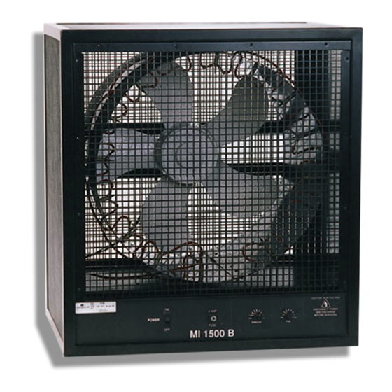 EcoQuest MI-1500B Owner's Manual