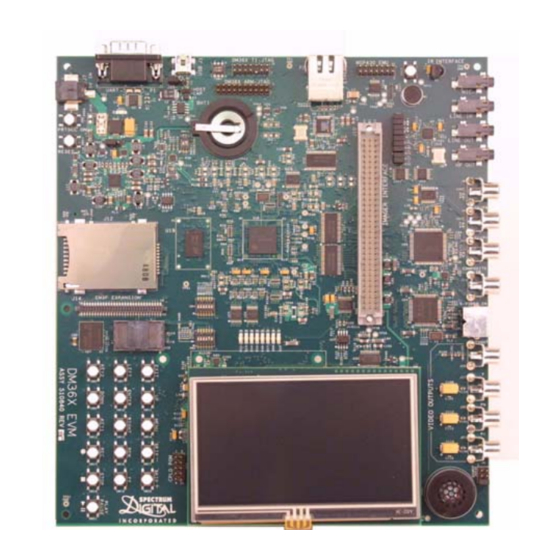 Spectrum Digital TMS320DM368 Technical Reference