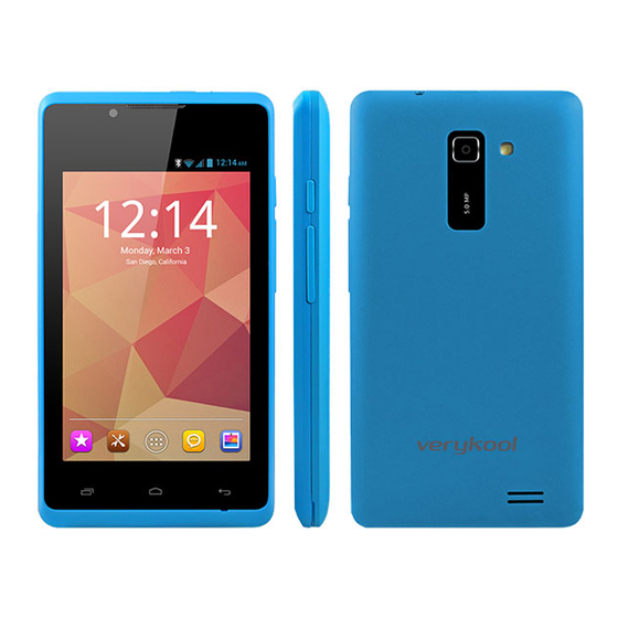 Verykool S401 User Manual